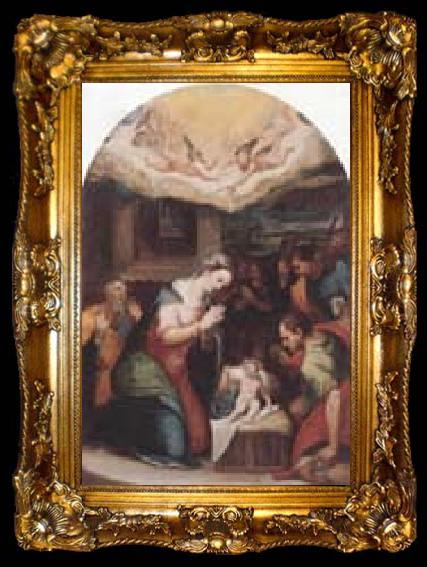 framed  unknow artist THe adoration of  the shepherds, ta009-2
